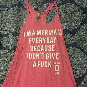 Funny Mermaid Tank From Hawk Fitness